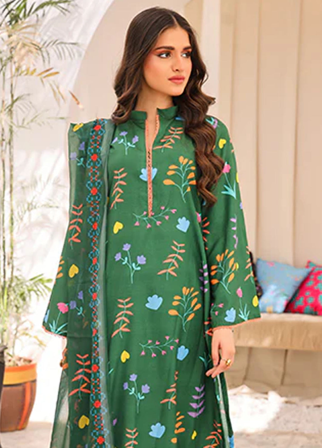 Nazmina Pret Printed Swiss Lawn 3 Piece Suit Transient Dream