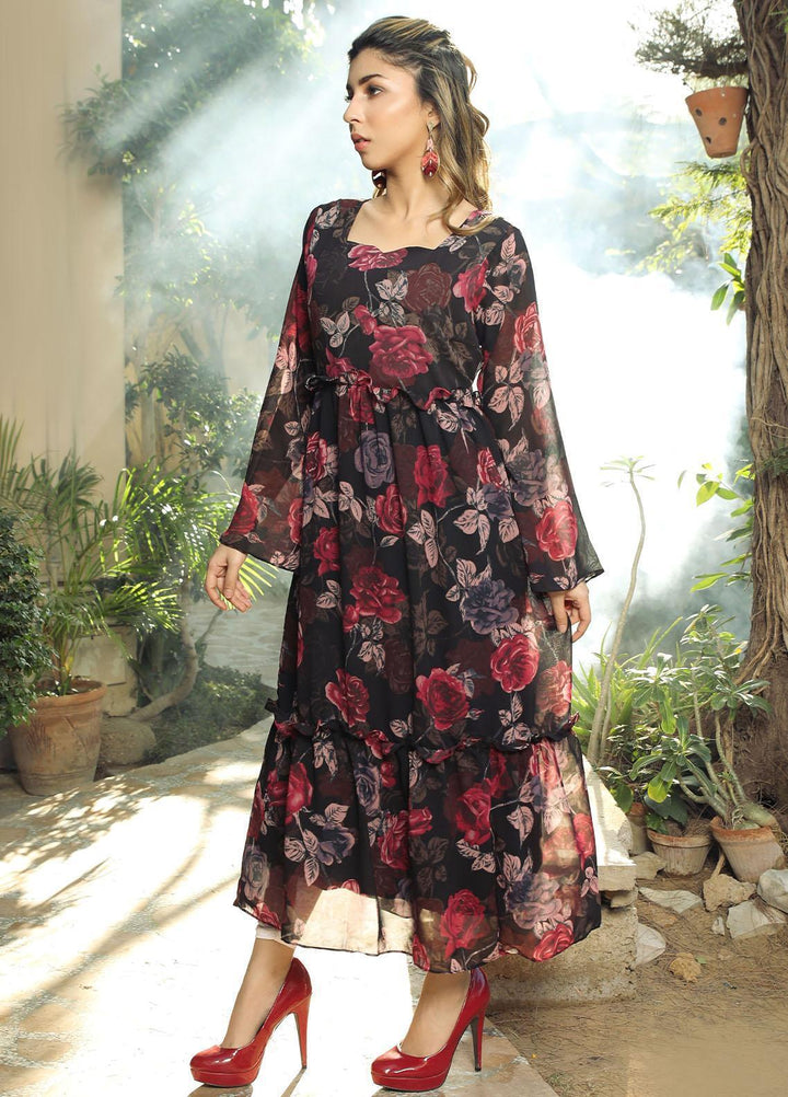 Nazmina Pret Casual Chiffon Shirt NZ22RW FR-563 Rose