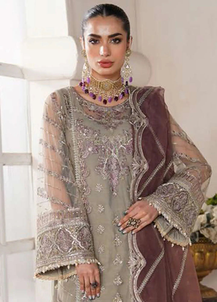 Nazneen by Avyana  Embroidered Net Suit Unstitched 4 Piece AV24N Inara - Formal Collection