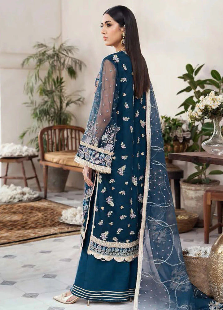 Nazneen by Avyana  Embroidered Net Suit Unstitched 4 Piece AV24N Zaira - Formal Collection