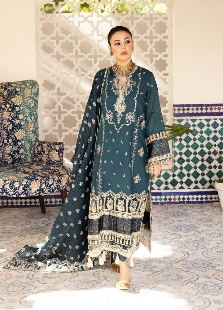 Neelos Embroidered Lawn Suits Unstitched 3 Piece NL22EL AFREEN - Summer Collection