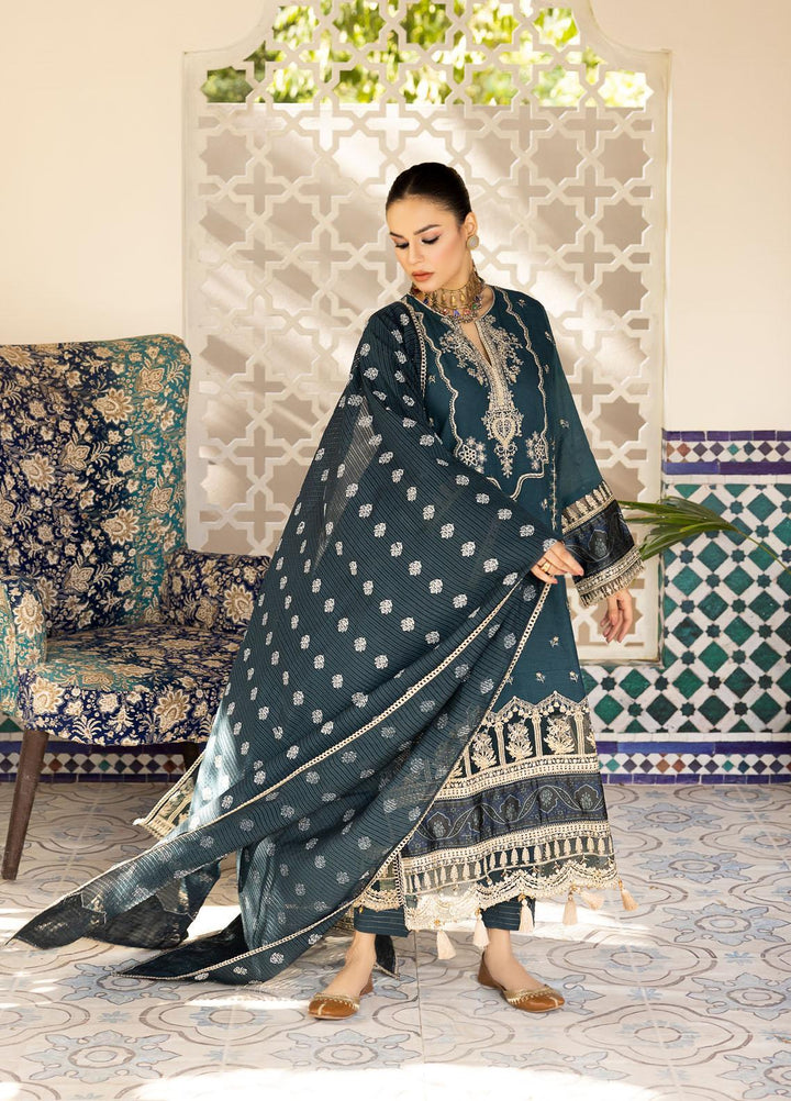 Neelos Embroidered Lawn Suits Unstitched 3 Piece NL22EL AFREEN - Summer Collection