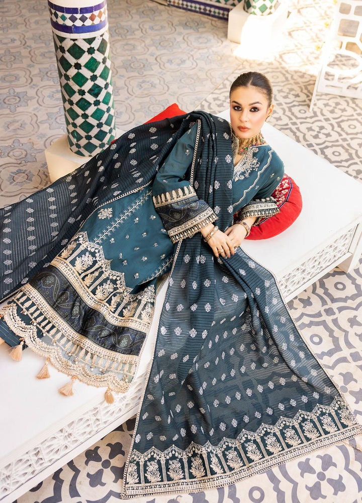 Neelos Embroidered Lawn Suits Unstitched 3 Piece NL22EL AFREEN - Summer Collection