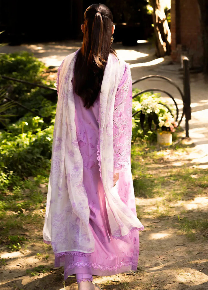 Neeshay Embroidered Lawn Suit Unstitched 3 Piece NSH24P Petal - Summer Collection