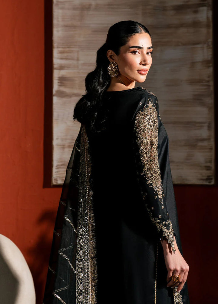 Neeshay Pret Embroidered Raw Silk 3 Piece Suit RS-04