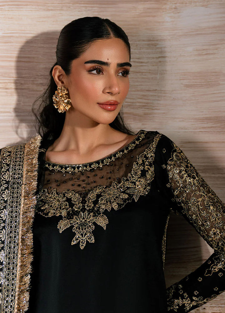 Neeshay Pret Embroidered Raw Silk 3 Piece Suit RS-04