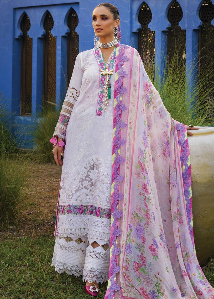 Neroli By Annus Abrar Embroidered Lawn Suit Unstitched 3 Piece ABR24NL AA-NLL24-02 - Luxury Summer Collection