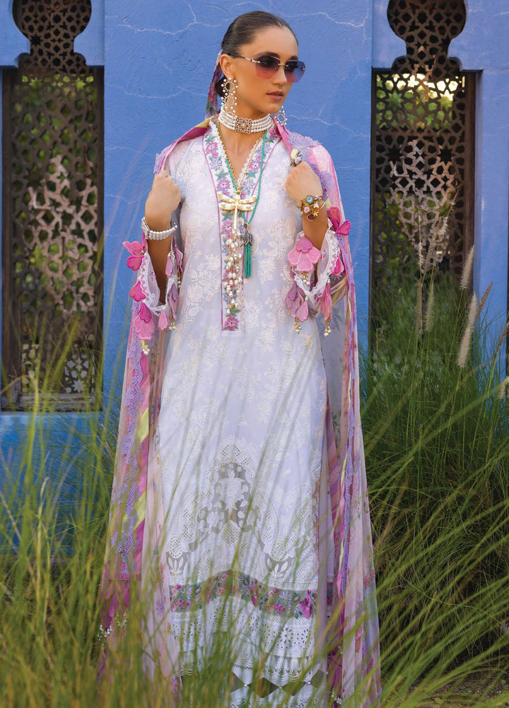 Neroli By Annus Abrar Embroidered Lawn Suit Unstitched 3 Piece ABR24NL AA-NLL24-02 - Luxury Summer Collection