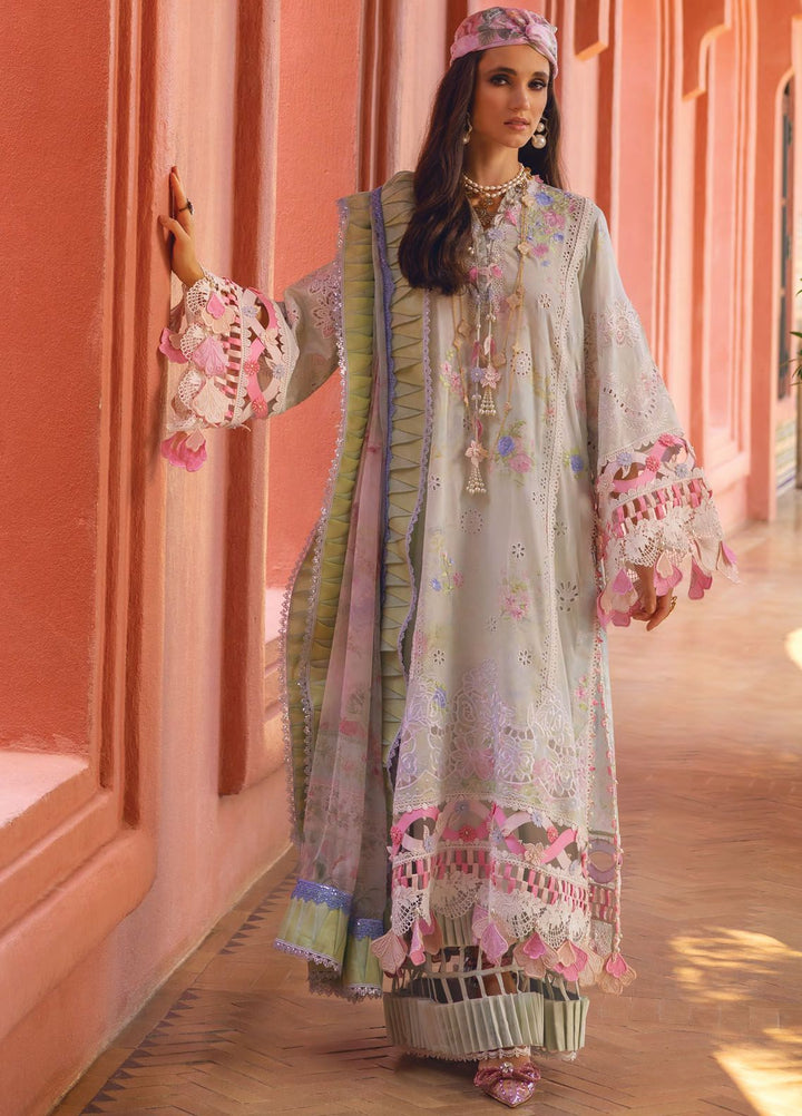 Neroli By Annus Abrar Embroidered Lawn Suit Unstitched 3 Piece ABR24NL AA-NLL24-04 - Luxury Summer Collection