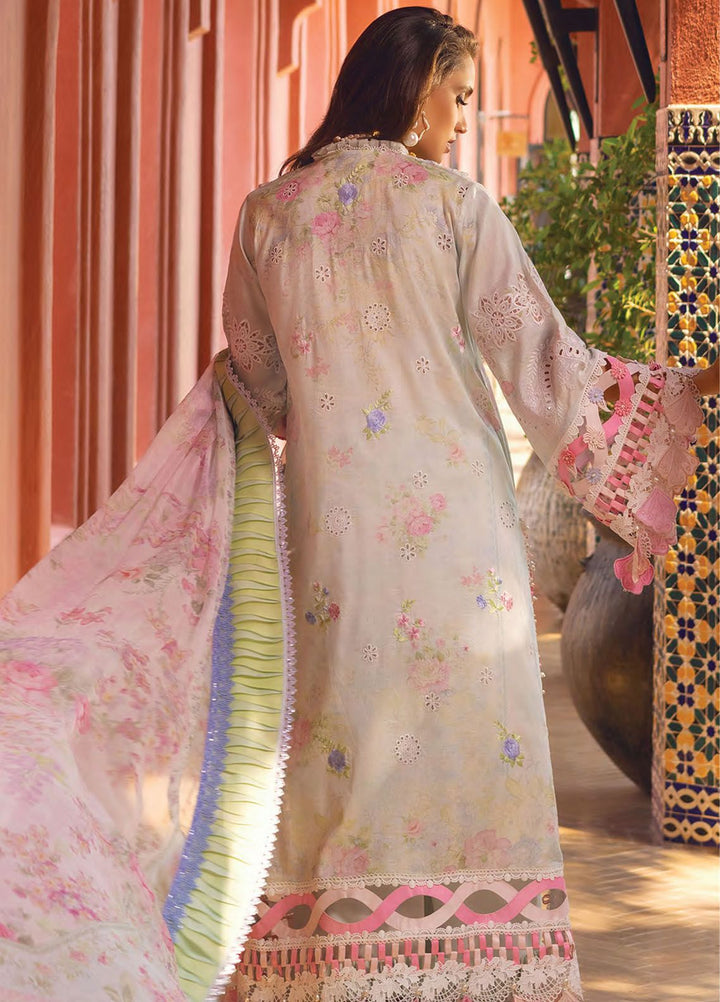 Neroli By Annus Abrar Embroidered Lawn Suit Unstitched 3 Piece ABR24NL AA-NLL24-04 - Luxury Summer Collection
