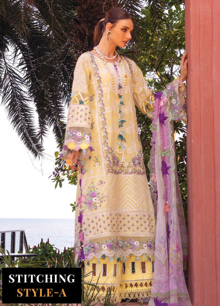 Neroli By Annus Abrar Embroidered Lawn Suit Unstitched 3 Piece ABR24NL AA-NLL24-10 - Luxury Summer Collection