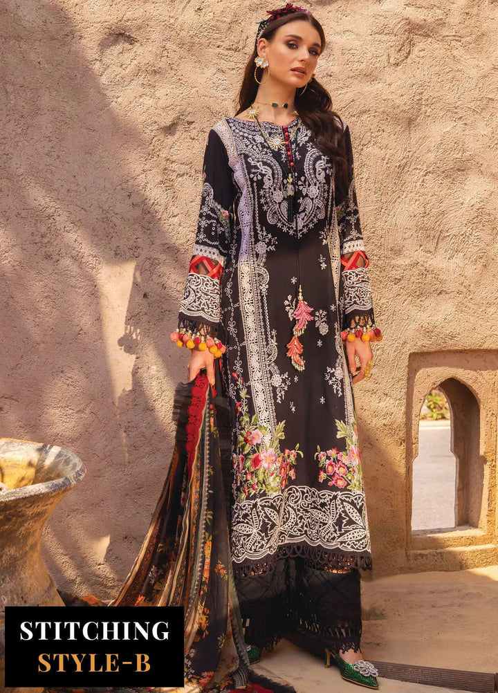 Neroli By Annus Abrar Embroidered Lawn Unstitched Suit 3 Piece ABR24NL AA-NLL24-01 - Luxury Summer Collection
