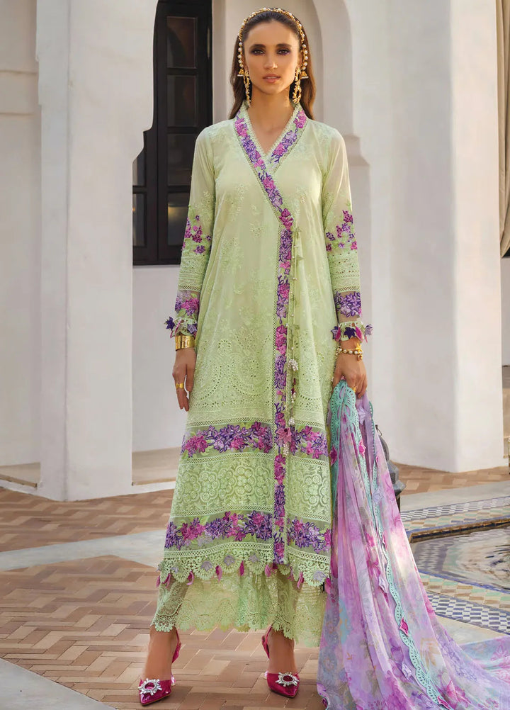 Neroli By Annus Abrar Embroidered Lawn Unstitched Suit 3 Piece ABR24NL AA-NLL24-03 - Luxury Summer Collection