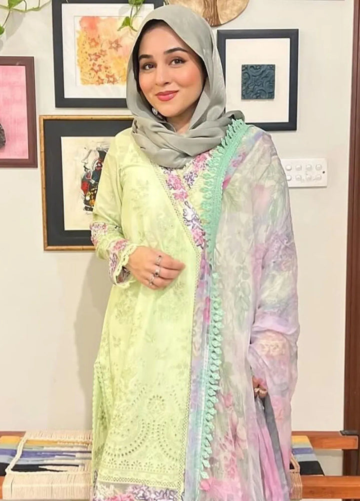 Neroli By Annus Abrar Embroidered Lawn Unstitched Suit 3 Piece ABR24NL AA-NLL24-03 - Luxury Summer Collection