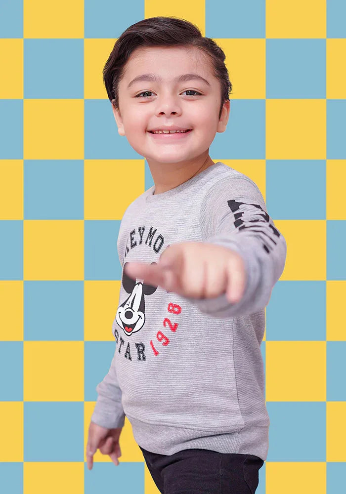 Ochre RTW Printed Fleece Sweatshirt Boys 1 Piece OKB-273 - Winter Collection