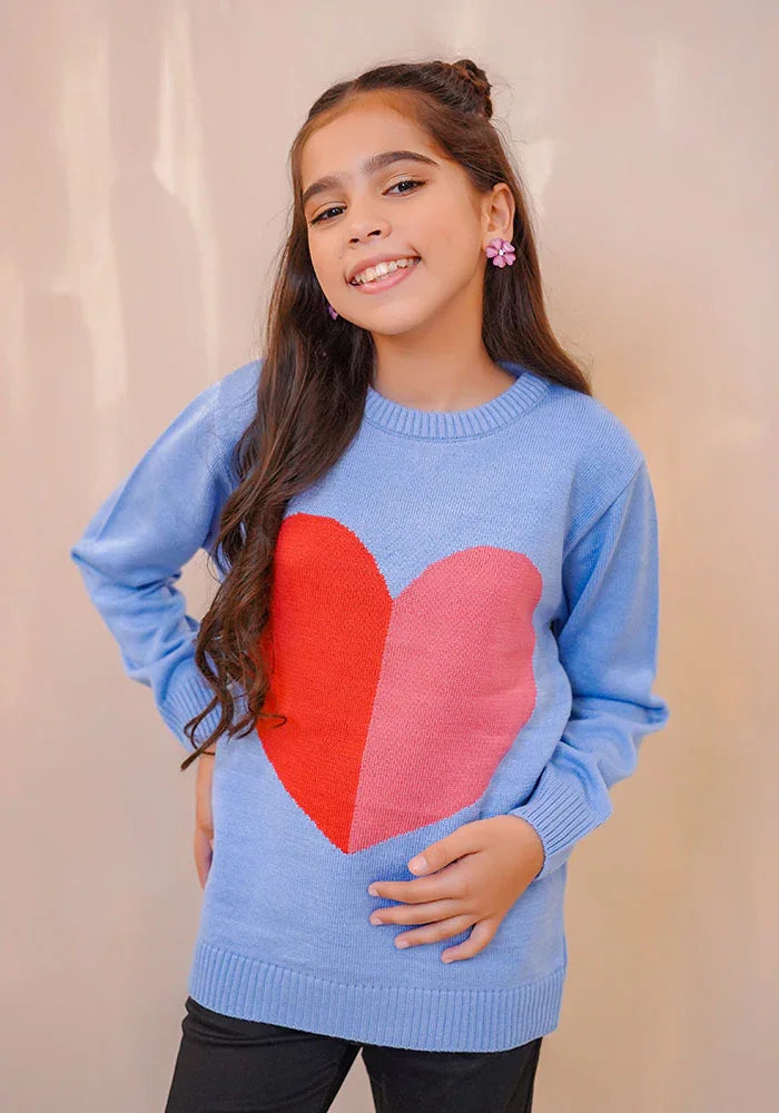 Ochre RTW Solids Cotton Sweater Girls 1 Piece OWSG-05 - Winter Collection