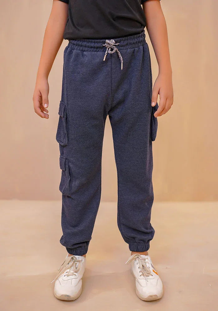 Ochre RTW Solids Cotton Jogger Pants Boys 1 Piece OBB-36 - Winter Collection
