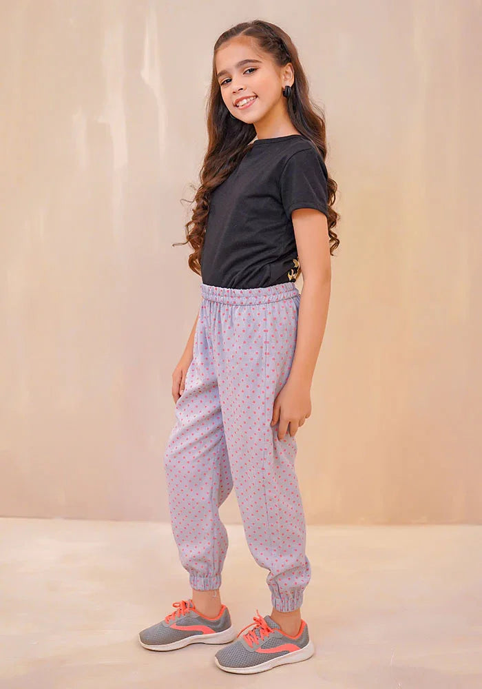 Ochre RTW Solids Cotton Jogger Pants Girls 1 Piece OWB-25 - Summer Collection