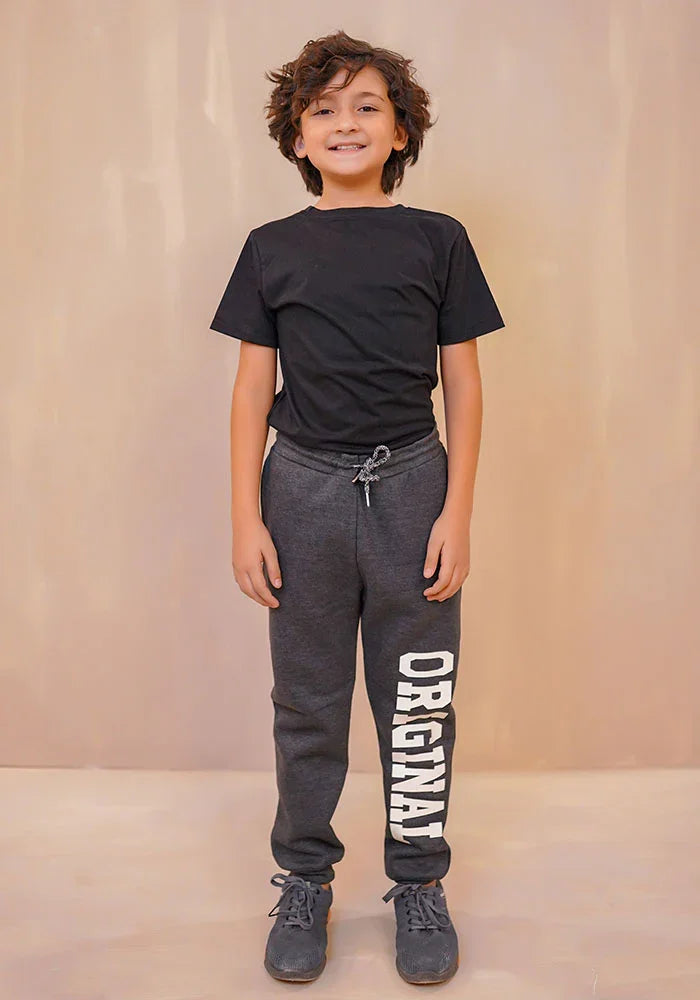 Ochre RTW Solids Fleece Jogger Pants Boys 1 Piece OBB-26 - Winter Collection