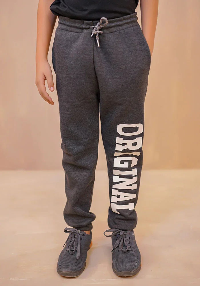 Ochre RTW Solids Fleece Jogger Pants Boys 1 Piece OBB-26 - Winter Collection