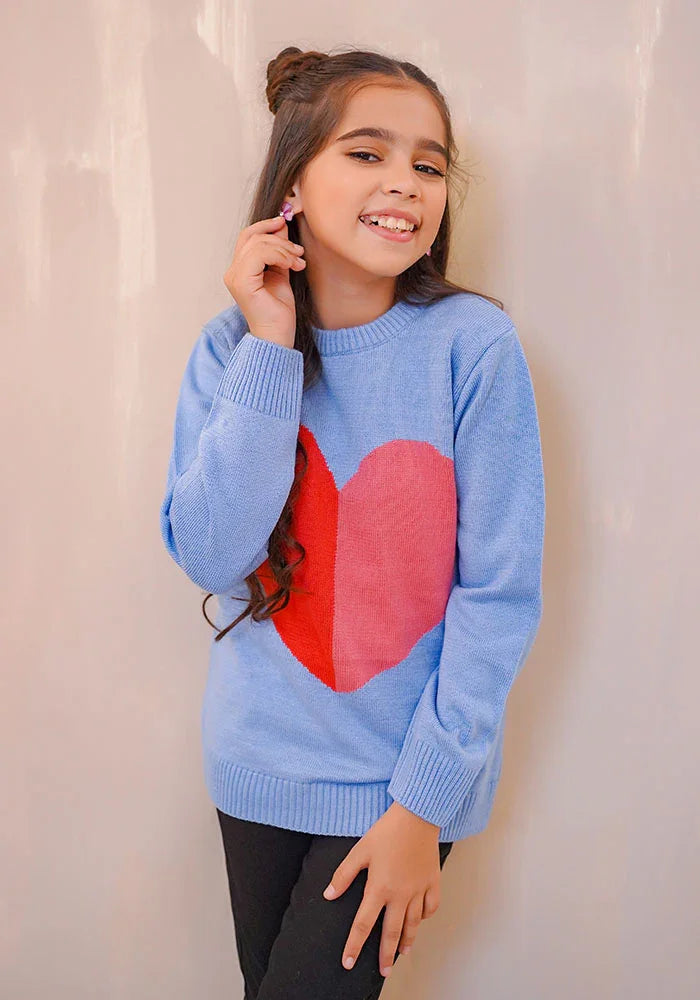 Ochre RTW Solids Cotton Sweater Girls 1 Piece OWSG-05 - Winter Collection