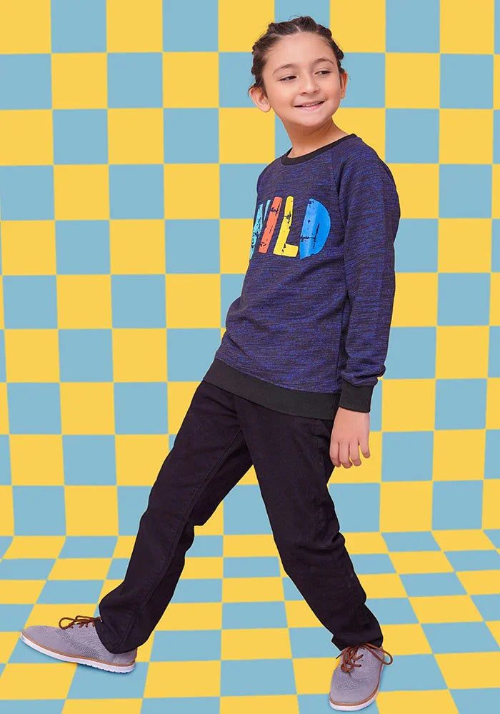 Ochre RTW Printed Fleece Sweatshirt Girls 1 Piece OKB-262 - Winter Collection