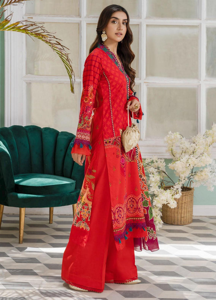 Nigar By RajBari Printed Lawn Suits Unstitched 3 Piece RB23N 1B - Summer Collection
