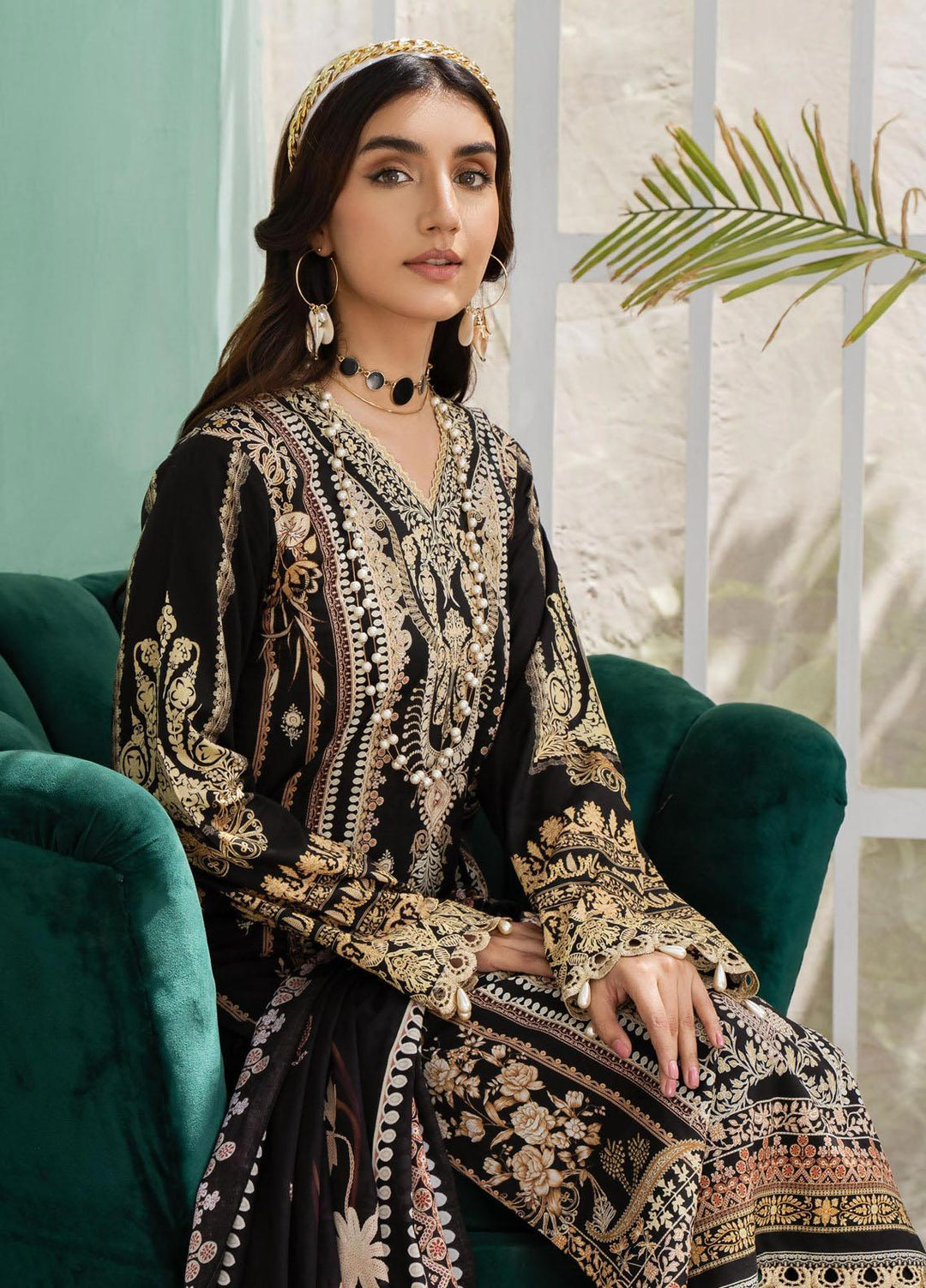 Nigar By RajBari Printed Lawn Suits Unstitched 3 Piece RB23N 2A - Summer Collection