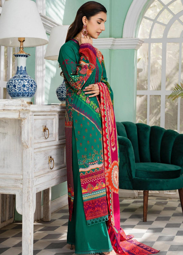 Nigar By RajBari Printed Lawn Suits Unstitched 3 Piece RB23N 3B - Summer Collection