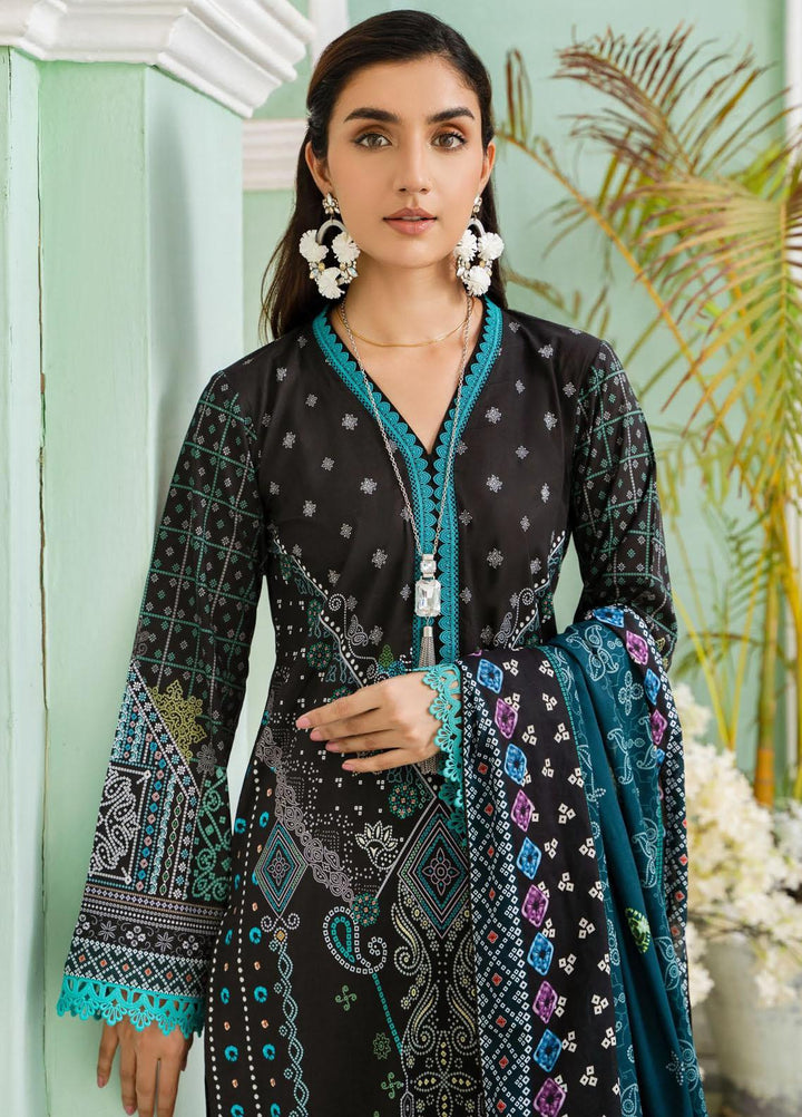 Nigar By RajBari Printed Lawn Suits Unstitched 3 Piece RB23N 4A - Summer Collection