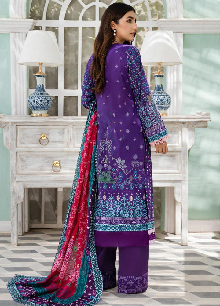 Nigar By RajBari Printed Lawn Suits Unstitched 3 Piece RB23N 4B - Summer Collection