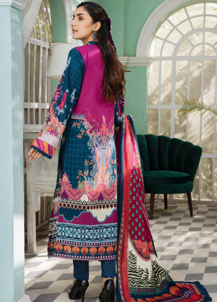 Nigar By RajBari Printed Lawn Suits Unstitched 3 Piece RB23N 5B - Summer Collection