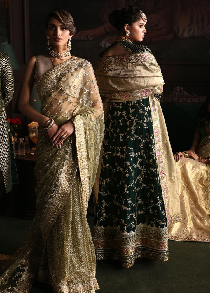 Niloufer By Mushq Embroidered Velvet Suits Unstitched 3 Piece MQ23N MV23-07 Shahinaz - Luxury Collection