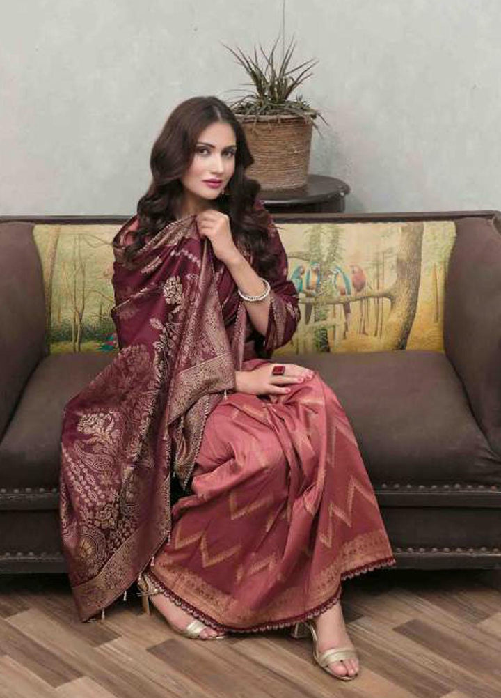 Nilufar By Riaz Arts Banarsi Lawn  Unstitched Saree RA22N RA-109 - Summer Collection