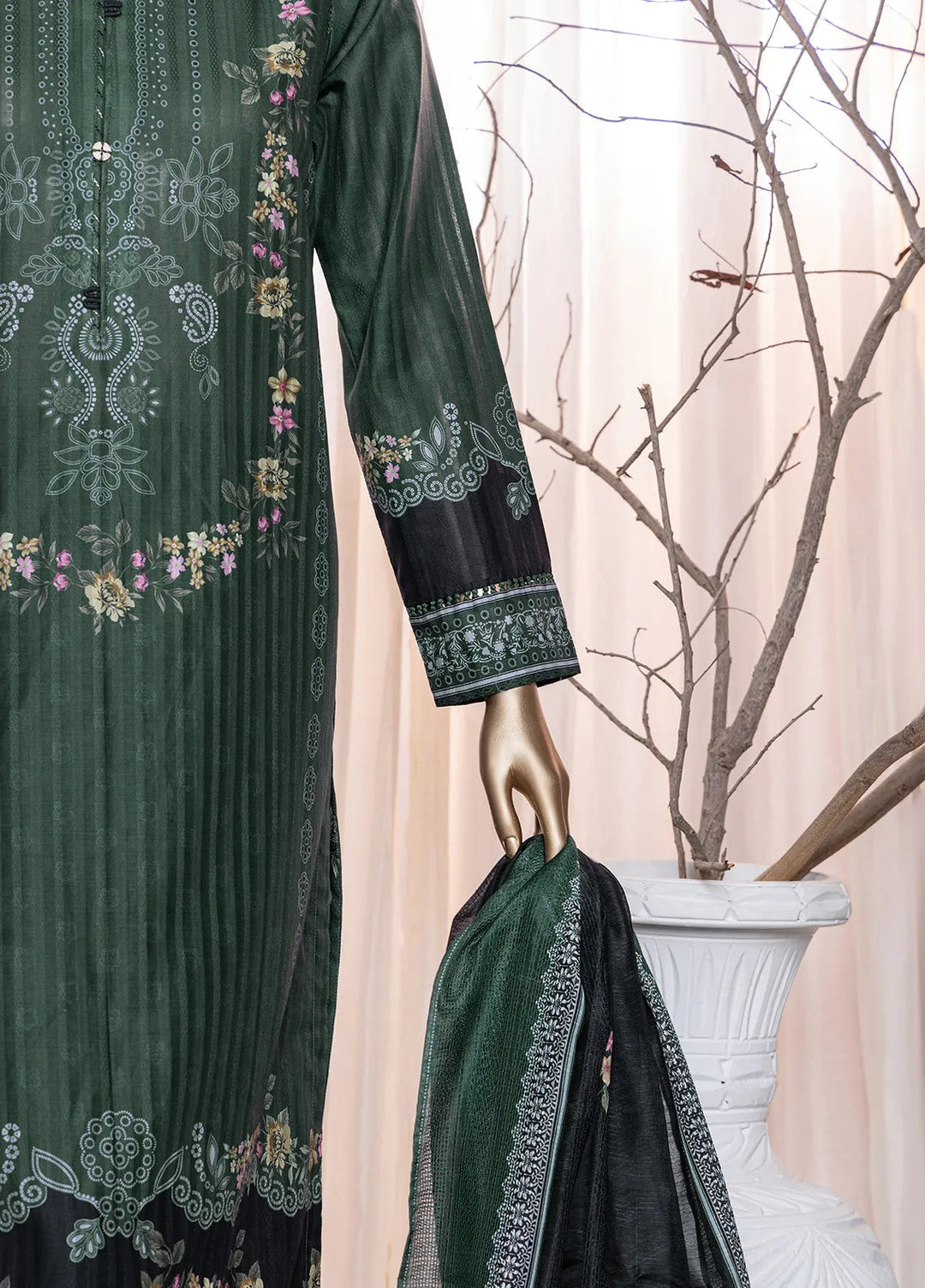 Ninokara by HZ Textile Printed Lawn Suit Unstitched 3 Piece HZ24NK NP-201 - Summer Collection