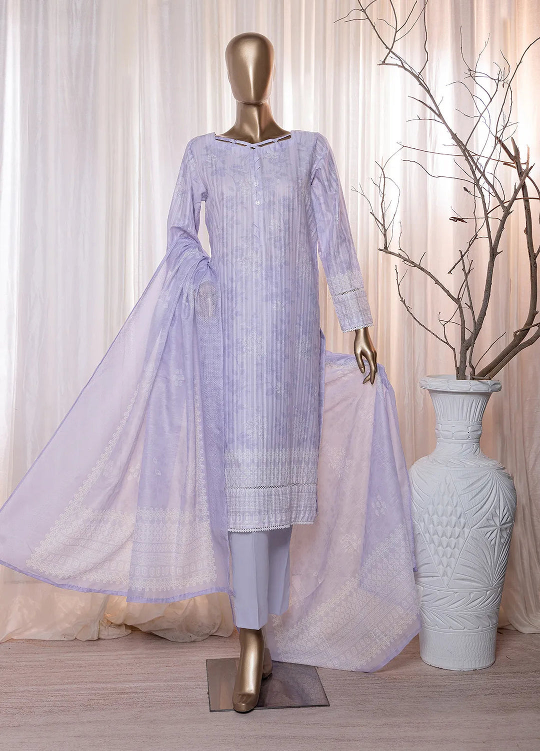Ninokara by HZ Textile Printed Lawn Suit Unstitched 3 Piece HZ24NK NP-202 - Summer Collection