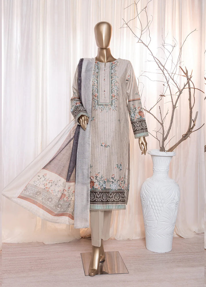 Ninokara by HZ Textile Printed Lawn Suit Unstitched 3 Piece HZ24NK NP-204 - Summer Collection