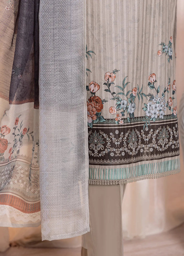 Ninokara by HZ Textile Printed Lawn Suit Unstitched 3 Piece HZ24NK NP-204 - Summer Collection