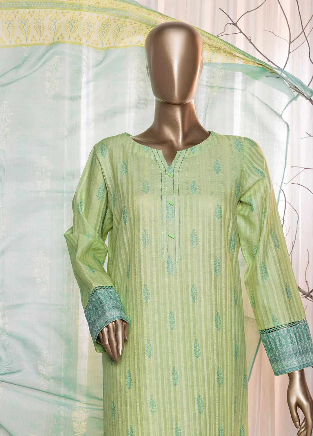 Ninokara by HZ Textile Printed Lawn Suit Unstitched 3 Piece HZ24NK NP-208 - Summer Collection