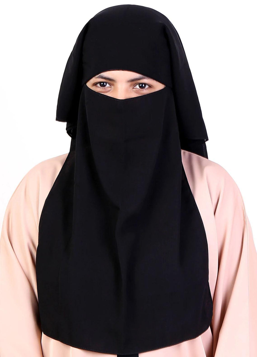 Abaya pk  Chiffon  Niqab ABA22NQ TWO LAYERED - Essential Niqabs