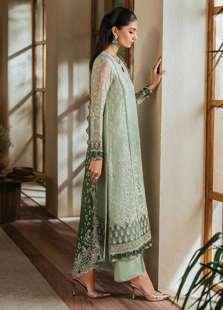 Niran by Xenia Embroidered Chiffon Suits Unstitched 3 Piece XE25N D-02 Verdura - Formals Collection