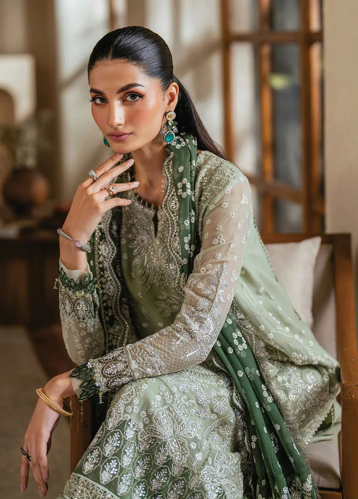 Niran by Xenia Embroidered Chiffon Suits Unstitched 3 Piece XE25N D-02 Verdura - Formals Collection