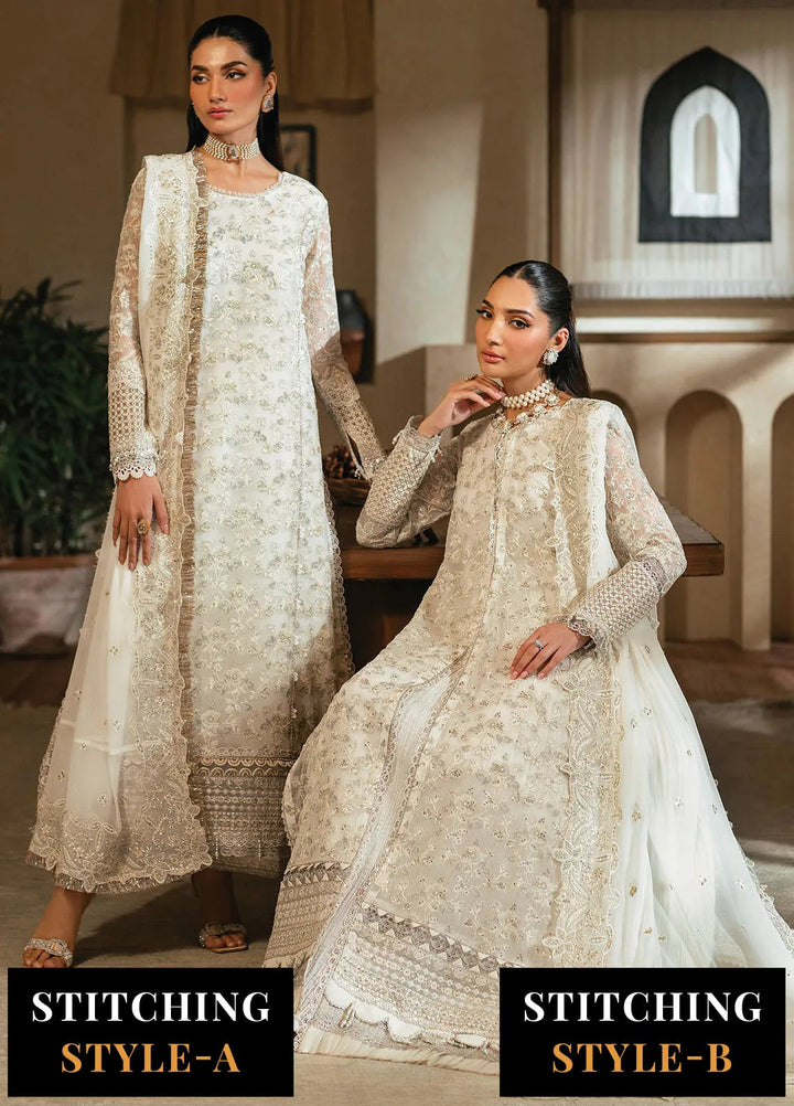 Niran by Xenia Embroidered Chiffon Suits Unstitched 3 Piece XE25N D-04 Serenia - Formals Collection