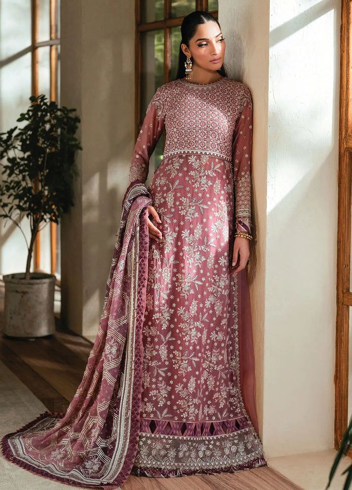 Niran by Xenia Embroidered Chiffon Suits Unstitched 3 Piece XE25LU D-06 Lumina - Formals Collection