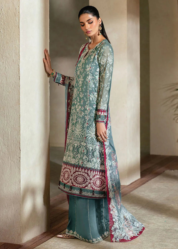 Niran by Xenia Embroidered Chiffon Suits Unstitched 3 Piece XE25N D-09 Elysia - Formals Collection