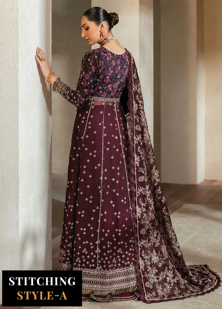 Niran by Xenia Embroidered Raw Silk Suits Unstitched 3 Piece XE25N D-07 Lune - Formals Collection