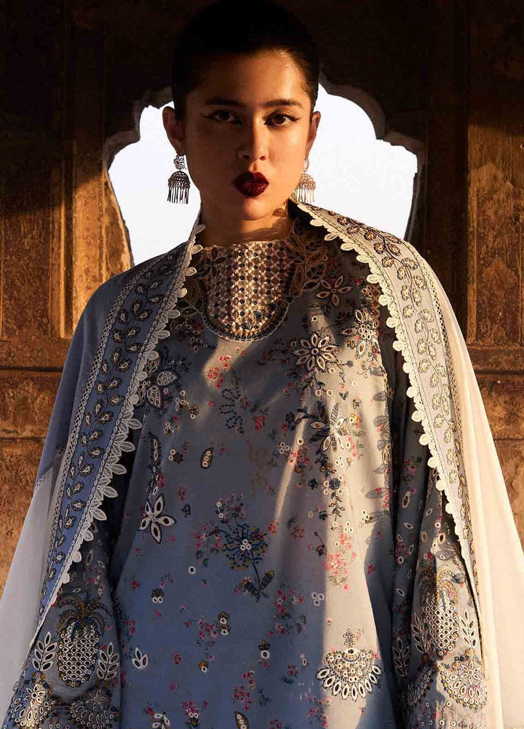 Nirmal by Hussain Rehar Embroidered Lawn Suits Unstitched 3 Piece HRR25NL Fira - Summer Collection
