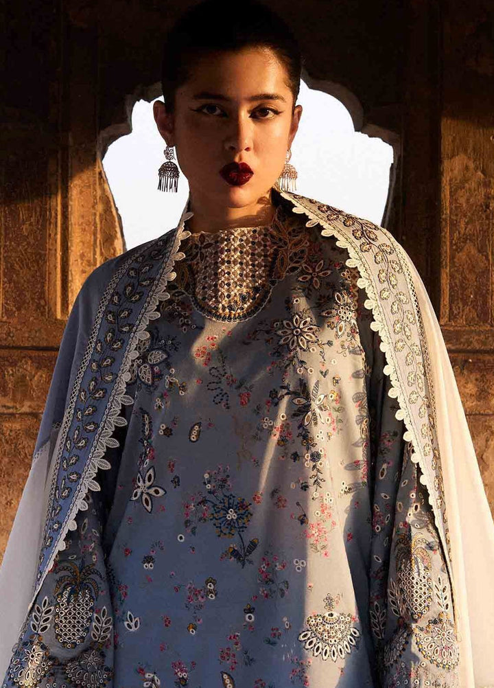 Nirmal by Hussain Rehar Embroidered Lawn Suits Unstitched 3 Piece HRR25NL Fira - Summer Collection