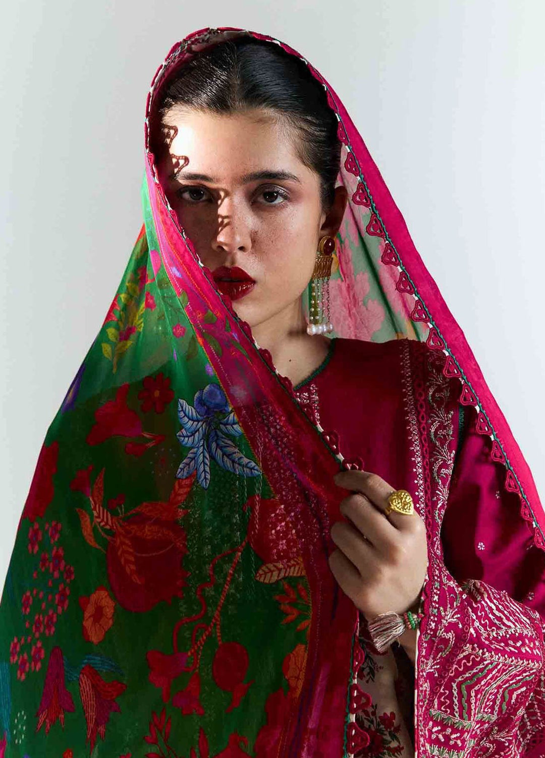 Nirmal by Hussain Rehar Embroidered Lawn Suits Unstitched 3 Piece HRR25NL Saaha - Summer Collection