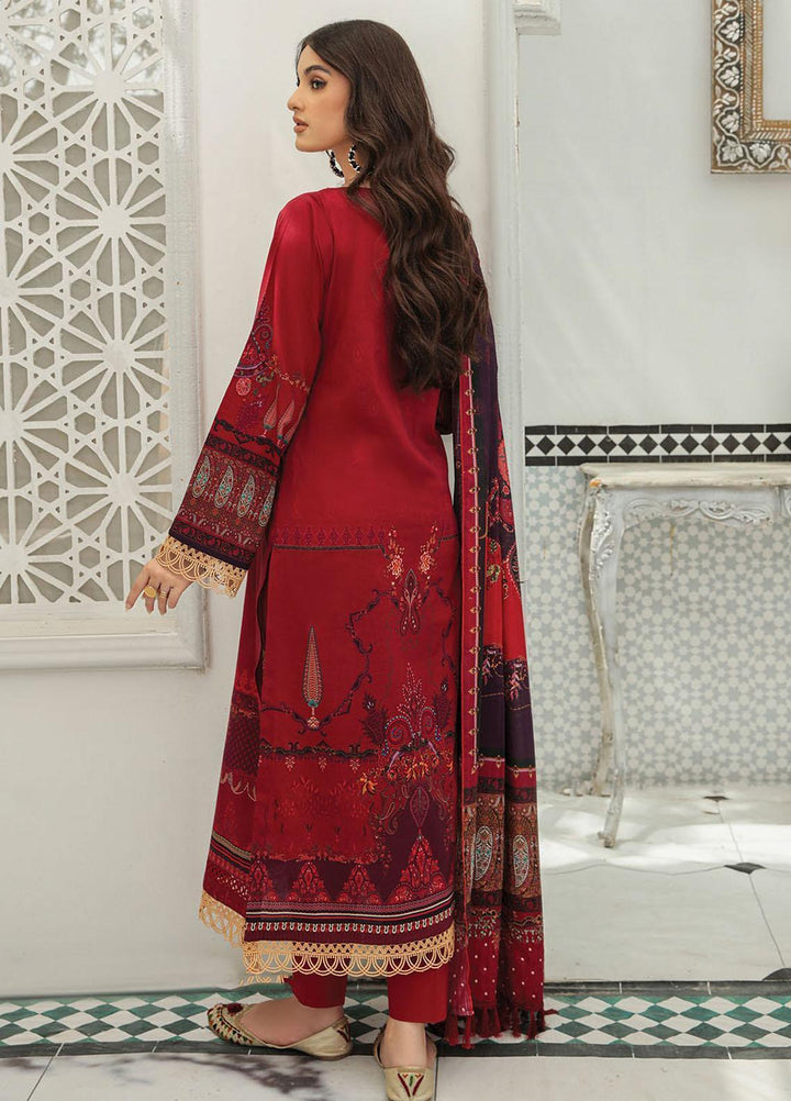 Nissa By RajBari Embroidered Lawn Suits Unstitched 3 Piece RB22DW 3A - Daily Wear Collection